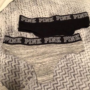 Set of 2 PINK cheeky boyshorts